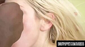 blonde paris gables takes bbc cum in her mouth after ass fucking, it's intense and hardcore.