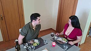 Chubby White Dude Feels Passion Seducing Latina Mom in Various Positions