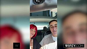 Fiery redheaded hotwife Samantha Sinz loses control over a massive BBC in this intense session.