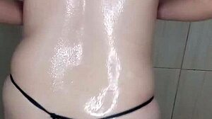 Latina Milf Passes Oil On Her Delicious Body While Dancing Solo With Big Ass