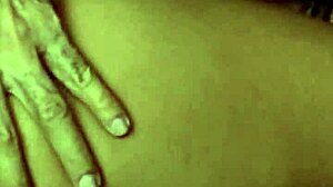 cumming on her face on her knees close up homemade with couple and piercing