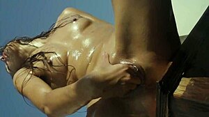 Dominika C Teases Her Pussy Lips With A Lollipop While Masturbating