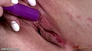 dolly leigh fingers her skinny blonde pussy, getting it all wet and ready just for you in solo masturbation