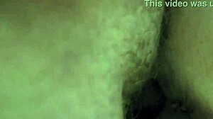Homemade close-up fuck ends with amateur creampie.