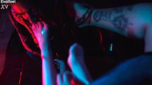 i moan worshipping goddess's feet and toes, choking on her big natural tits, tickling my ass as bbw femdom