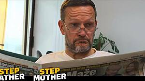 Young 18+ Girlfriend and Father-in-Law Share Intimate European Moment