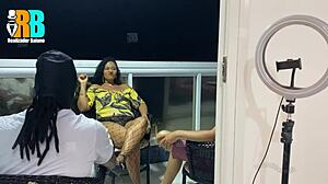 Brazilian wife fucks two bulls