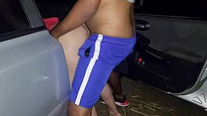 Beautiful Brazilian married woman in sexy lingerie flashes tits during forest workout, then gets pounded 😍