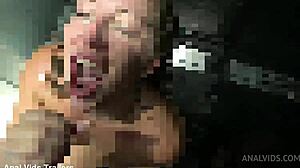 part 2 behind the scenes making-of with venom evil pushed to her limits in rough anal gape spit slapping bts