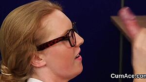 hot looker sucks cocks in blowbang, getting facial bukkake cumshot