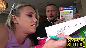 british sub dominated roughly by experienced master in bound riding cum in mouth