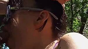 Want To See This Backstage Deepthroat Blowjob Outdoor?