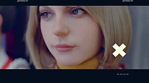 Super Busty Nier Automata Hottie Rides in Reverse Cowgirl for Creampie