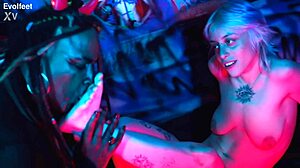 i moan worshipping goddess's feet and toes, choking on her big natural tits, tickling my ass as bbw femdom