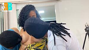 Brazilian wife fucks two bulls