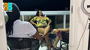 Brazilian wife fucks two bulls