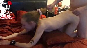 Amateur cumslut milf bound, stretched, and creampied