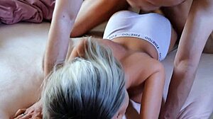 Delicious blowjob before I fuck the nerdy fuck doll?