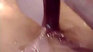 Massaging That Huge Military Cock in Homemade Solo Action