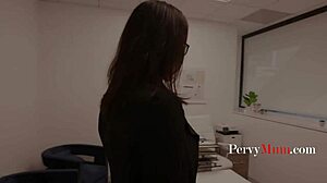 Fingering Step Mom's Ass In Work Cabin POV - PervyMum