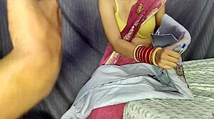 Hot Indian tailor bhabhi enjoys hardcore sex with big cock customer