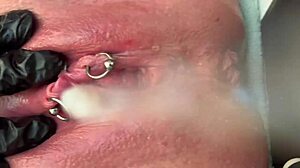 Pierced Area Gentle Rubbing In Latex Gloves