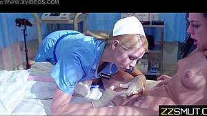 Sketchy nurses work in a shady hospital setting.