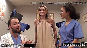 Freshman Gets Mandatory Hitachi Session From Doctor In Tampa - Alexandria Riley