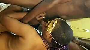 Three Fuck Buddies Engage in Doggystyle Fucking