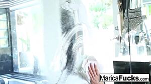 japanese maid says, 'i'm getting so horny while cleaning the bathroom'