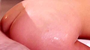 lusty pigtailed blondie masseuse takes huge dick doggy style in wet creampie nuru massage session 💦