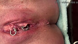 Pierced Area Gentle Rubbing In Latex Gloves