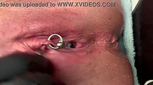 Pierced Area Gentle Rubbing In Latex Gloves