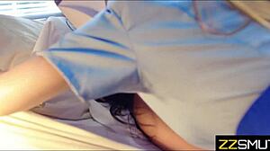 Sketchy nurses work in a shady hospital setting.