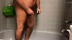 shower warm up with toys and vibrator