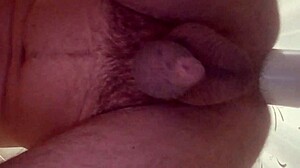 Bottle Play in Ass During Anal Session