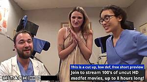 Freshman Gets Mandatory Hitachi Session From Doctor In Tampa - Alexandria Riley