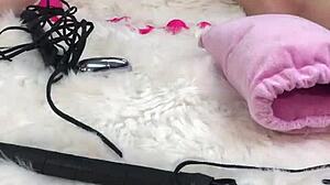 Oiled Massage Leads To Intense Dildo Fucking