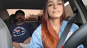 slut driver fucks masturbating passenger