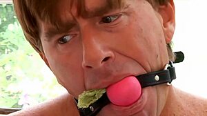 Slutty Brunette Licks Cum In Stockings Handjob And Anal Fingering