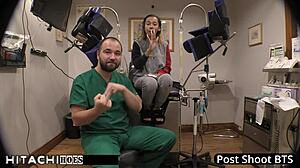 Freshman Kalani Luana Gets A Mandatory Hitachi Orgasm From The Doctor In Tampa Hospital!