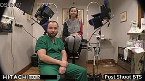 Freshman Kalani Luana Gets A Mandatory Hitachi Orgasm From The Doctor In Tampa Hospital!