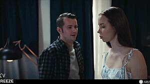 ai girlfriend alice ross gets freeze fucked and filled with cum