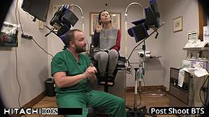 Freshman Kalani Luana Gets A Mandatory Hitachi Orgasm From The Doctor In Tampa Hospital!