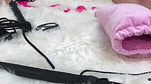 Oiled Massage Leads To Intense Dildo Fucking