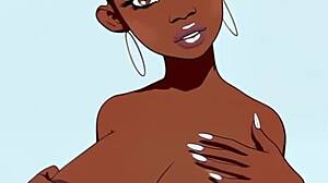 check out laine's big boobs in this toon?