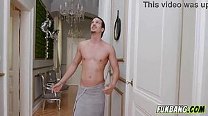 ramona deepthroats in wild shower fucking