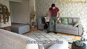 Extremely Petite Cute Venezuelan Teen Gets Tight Pussy Destroyed in Reality Scene