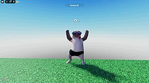 Young Guy With Big Dick Dances Pole To Hot Slut's Moans While She Masturbates