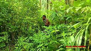 Amateur BBW College Babe Enjoys Outdoor Vacation Bush Sex